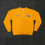 Bubble Font Yellow Champion Crewneck