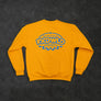Bubble Font Yellow Champion Crewneck