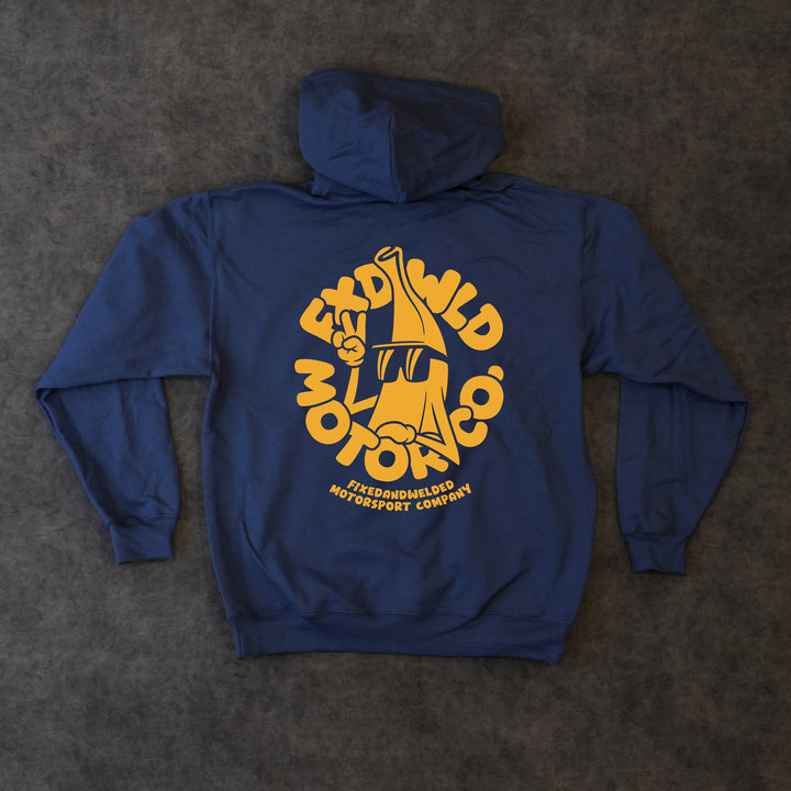 Navy Banana Hoodie