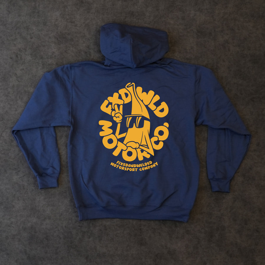 Navy Banana Hoodie
