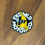 Banana Mascot Circle Sticker