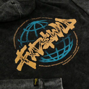 Globe Graffiti Midweight Mineral Wash Hoodie