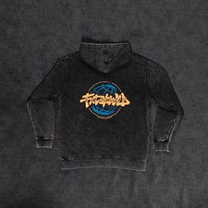 Globe Graffiti Midweight Mineral Wash Hoodie