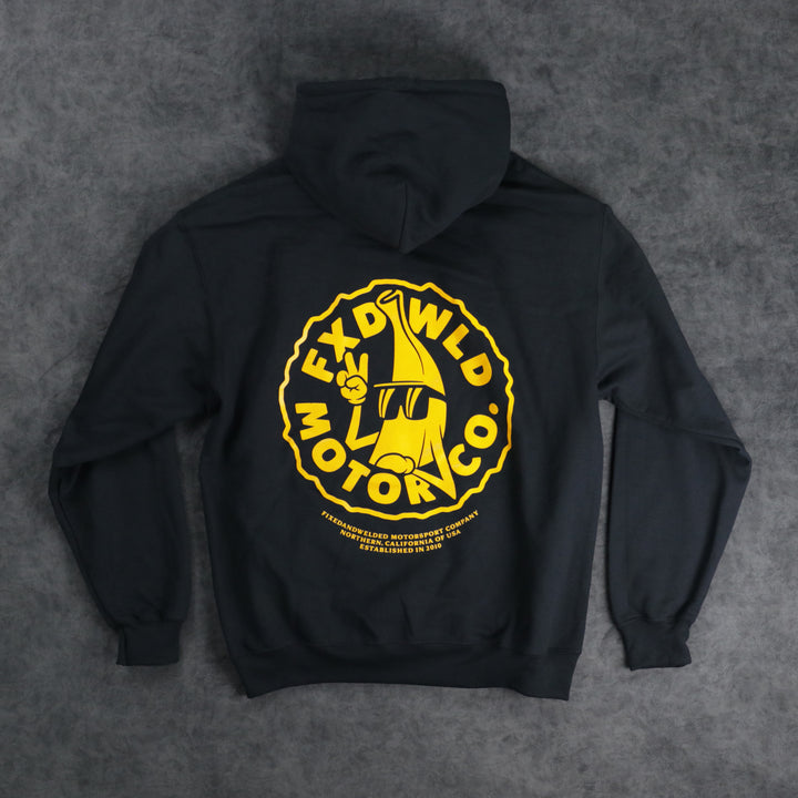 Banana Mascot Black Hoodie  - (Size Small Last One)