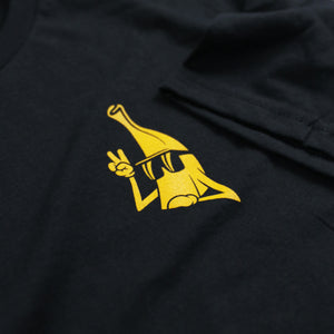 Banana Mascot Black Tee - (Small Only)