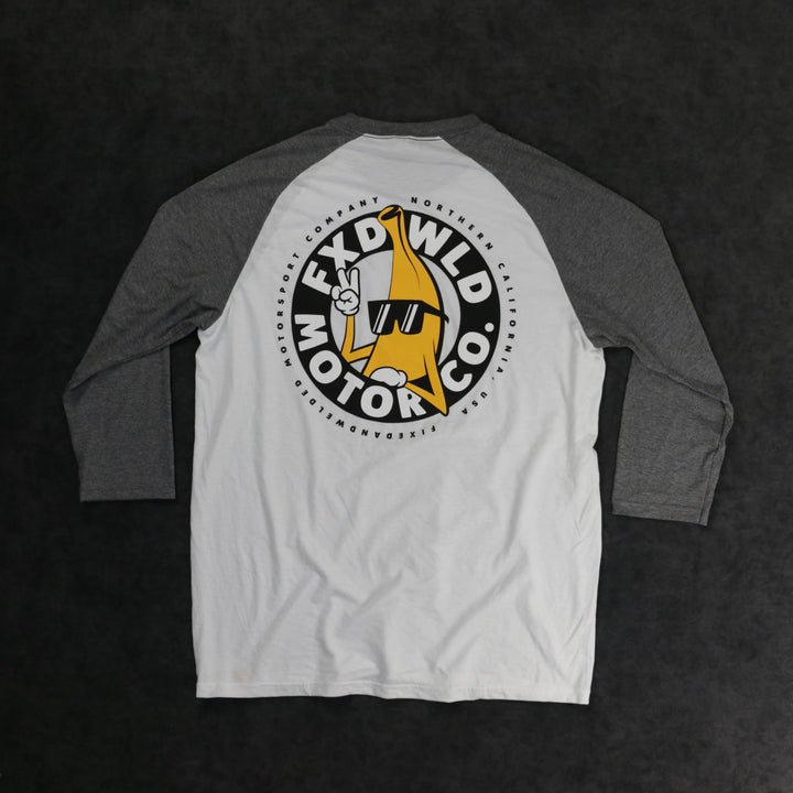 Banana Mascot 3/4 Sleeve Tee