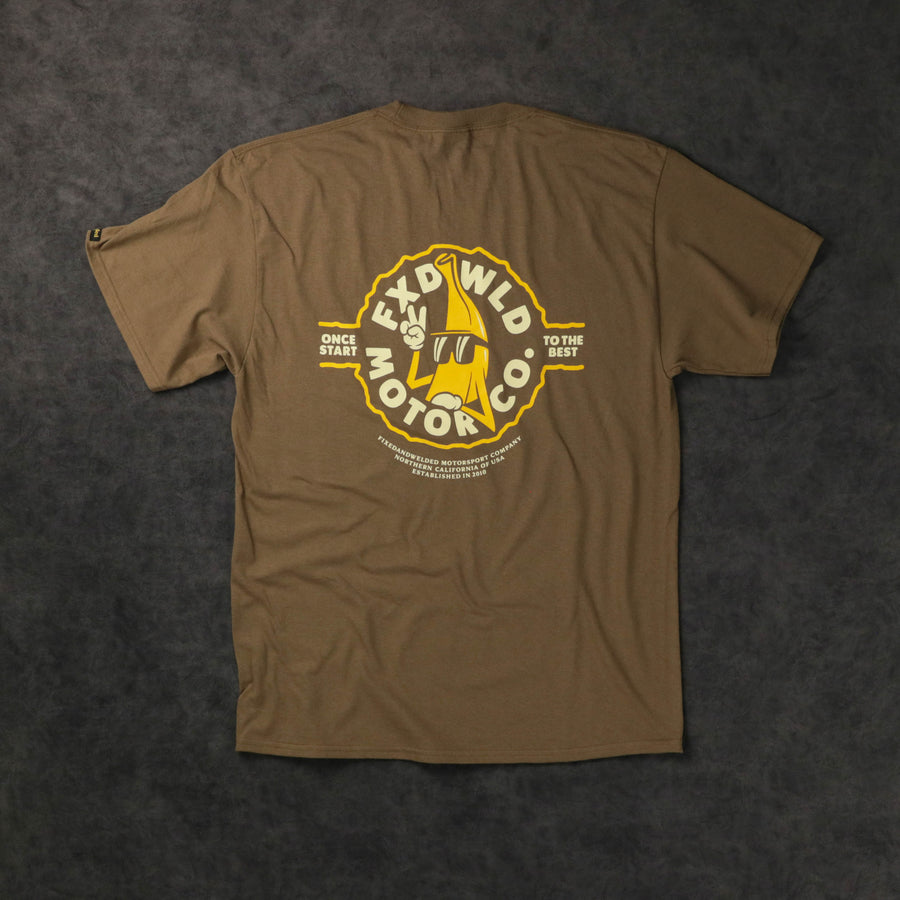 Banana Mascot Tee (V.2) - brown